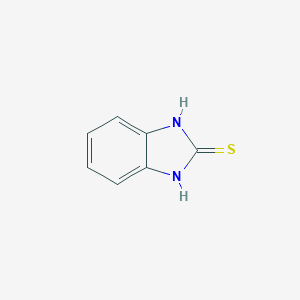 molecular formula C7H6N2S B194830 2-Mercaptobenzimidazole CAS No. 583-39-1