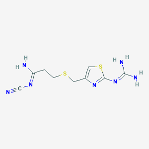 molecular formula C9H13N7S2 B194837 Famotidine cyanoamidine CAS No. 76823-97-7