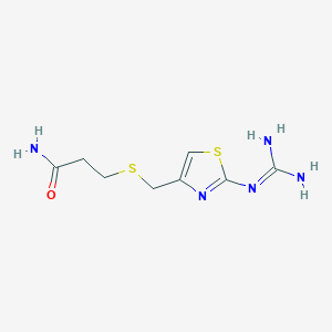molecular formula C8H13N5OS2 B194838 法莫替丁丙酰胺 CAS No. 76824-16-3