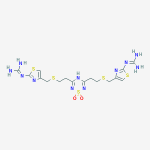molecular formula C16H23N11O2S5 B194845 Famotidine dimer CAS No. 89268-62-2
