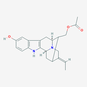 molecular formula C21H24N2O3 B019485 17-Acetylsarpagine CAS No. 102358-21-4