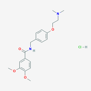 molecular formula C20H27ClN2O4 B194866 Itopride hydrochloride CAS No. 122892-31-3