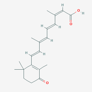 molecular formula C20H26O3 B019487 4-氧代异维甲酸 CAS No. 71748-58-8