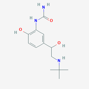 molecular formula C13H21N3O3 B194876 Carbuterol CAS No. 34866-47-2