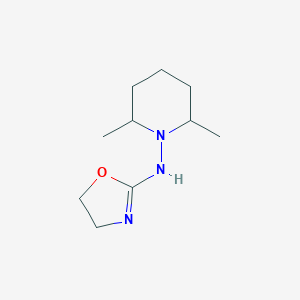 molecular formula C10H19N3O B019488 2,6-Dimethyl-1-(2-oxazolin-2-ylamino)piperidine CAS No. 102071-18-1
