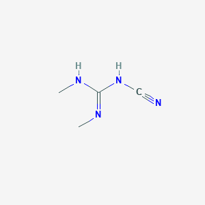 molecular formula C4H8N4 B194880 1,3-Dimethyl-2-cyanoguanidine CAS No. 31857-31-5