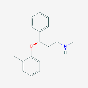 molecular formula C17H21NO B194884 (+)-Tomoxetine CAS No. 105314-53-2