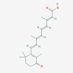 molecular formula C20H26O3 B019489 4-氧基视黄酸 CAS No. 38030-57-8