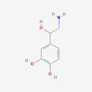 molecular formula C10H15NO3 B194893 4-(2-氨基-1-羟乙基)苯-1,2-二酚 CAS No. 138-65-8
