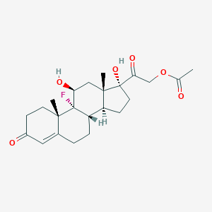 molecular formula C23H31FO6 B194908 Fludrocortisone Acetate CAS No. 514-36-3