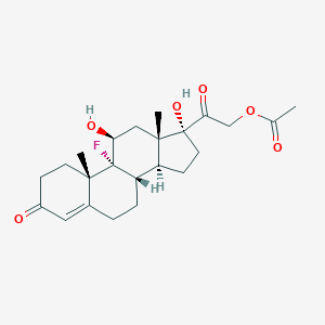 molecular formula C23H31FO6 B194908 Fludrocortisone acetate CAS No. 514-36-3