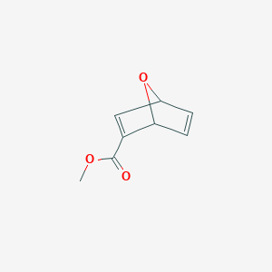 molecular formula C8H8O3 B019491 Methyl 7-oxabicyclo[2.2.1]hepta-2,5-diene-2-carboxylate CAS No. 110225-65-5