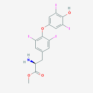 molecular formula C16H13I4NO4 B194932 Thyroxine methyl ester CAS No. 32180-11-3