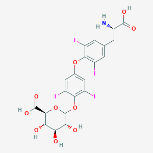 molecular formula C21H19I4NO10 B194940 甲状腺素葡萄糖醛酸苷 CAS No. 21462-56-6