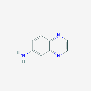 molecular formula C8H7N3 B194958 6-Aminoquinoxaline CAS No. 6298-37-9