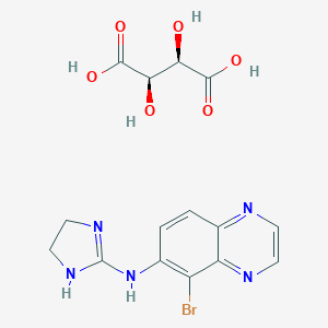 molecular formula C15H16BrN5O6 B194959 Alphagan CAS No. 70359-46-5