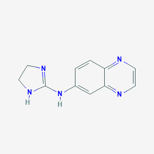 molecular formula C11H11N5 B194974 N-(4,5-dihydro-1H-imidazol-2-yl)quinoxalin-6-amine CAS No. 91147-43-2