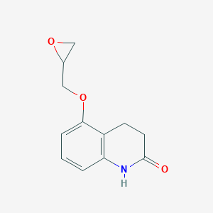 molecular formula C12H13NO3 B194979 5-(2,3-环氧丙氧基)-3,4-二氢咔唑苯 CAS No. 51781-14-7