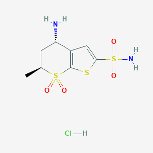 molecular formula C8H12N2O4S3·HCl B194996 N-去乙基多索胺盐酸盐 CAS No. 164455-27-0