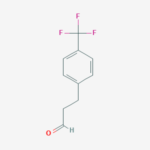 molecular formula C10H9F3O B195003 3-[4-(Trifluoromethyl)phenyl]propanal CAS No. 166947-09-7