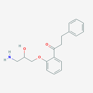 molecular formula C18H21NO3 B019501 N-Depropylpropafenone CAS No. 86383-21-3
