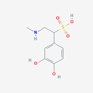 molecular formula C9H13NO5S B195026 1-(3,4-Dihydroxyphenyl)-2-(methylamino)ethanesulfonic acid CAS No. 26405-77-6