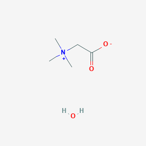 molecular formula C5H12NO2.HO B195043 Betaine monohydrate CAS No. 17146-86-0
