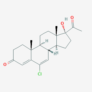 molecular formula C21H27ClO3 B195047 Chlormadinone CAS No. 1961-77-9