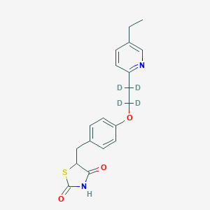 molecular formula C19H20N2O3S B019505 Pioglitazone-d4 (major) CAS No. 1134163-31-7