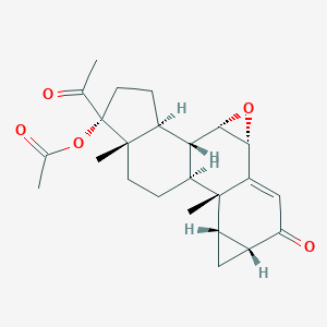 molecular formula C24H30O5 B195056 6-Deschloro-6,7-epoxy Cyproterone Acetate CAS No. 15423-97-9