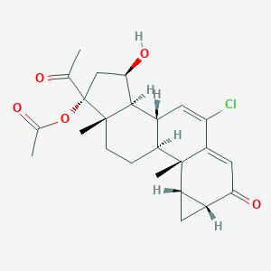 molecular formula C24H29ClO5 B195069 17-Hydroxycyproterone acetate CAS No. 65423-26-9