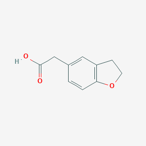 molecular formula C10H10O3 B195077 2,3-dihydro-5-benzofuranacetic acid CAS No. 69999-16-2