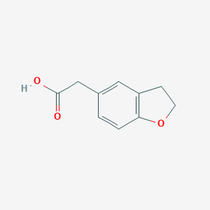 molecular formula C10H10O3 B195077 2,3-Dihydrobenzofuran-5-acetic acid CAS No. 69999-16-2