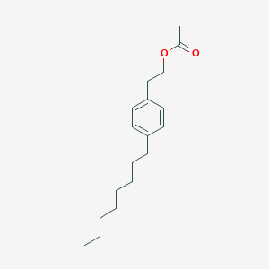 molecular formula C18H28O2 B019510 2-(4-octylphenyl)ethyl Acetate CAS No. 162358-04-5