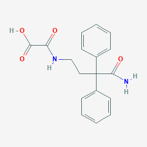 molecular formula C18H18N2O4 B195120 Imidafenacin Impurity CAS No. 503598-07-0