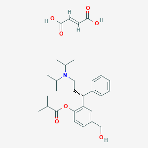 molecular formula C30H41NO7 B195124 Fesoterodine Fumarate CAS No. 286930-03-8