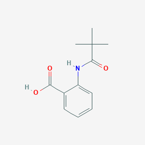 molecular formula C12H15NO3 B019513 2-(2,2-Dimethylpropanamido)benzoic acid CAS No. 101724-84-9