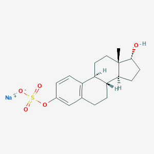 molecular formula C18H23O5S . Na B195167 Sodium 17alpha-estradiol sulfate CAS No. 56050-04-5