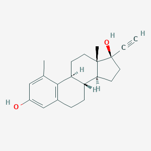 molecular formula C21H26O2 B195184 1-Methyl-ethinylestradiol CAS No. 15071-66-6