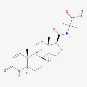molecular formula C23H34N2O4 B195190 Carboxy finasteride CAS No. 116285-37-1