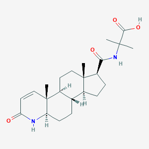 molecular formula C23H34N2O4 B195190 非那雄胺羧酸 CAS No. 116285-37-1