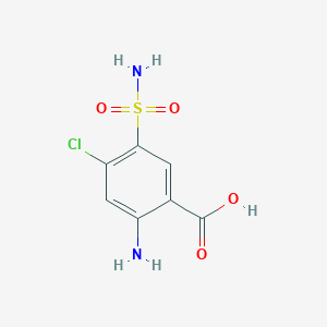 molecular formula C7H7ClN2O4S B195200 Saluamine CAS No. 3086-91-7