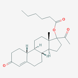 molecular formula C26H38O4 B195211 Gestonorone Caproate CAS No. 1253-28-7