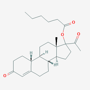 molecular formula C26H38O4 B195211 Gestonorone caproate CAS No. 1253-28-7