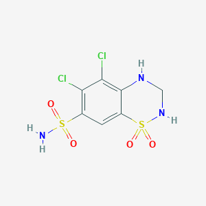 molecular formula C7H7Cl2N3O4S2 B195215 5-Chlorohydrochlorothiazide CAS No. 5233-42-1