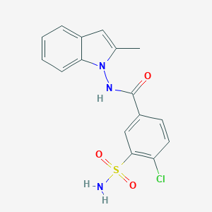 molecular formula C16H14ClN3O3S B195223 Dehydroindapamide CAS No. 63968-75-2
