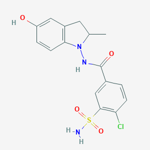 molecular formula C16H16ClN3O4S B195241 5-Hydroxy Indapamide CAS No. 126750-70-7