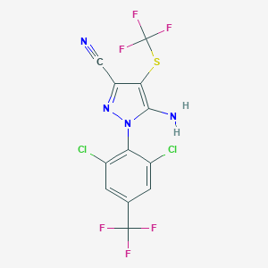 molecular formula C12H4Cl2F6N4S B195288 氟虫腈-硫化物 CAS No. 120067-83-6