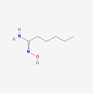 molecular formula C6H14N2O B019529 N'-hydroxyhexanimidamide CAS No. 108724-16-9