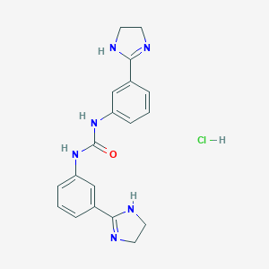 molecular formula C19H22Cl2N6O B195293 Imidocarb hydrochloride CAS No. 5318-76-3